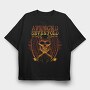 Avenged Sevenfold Skull, Tricou Oversize Barbati (Unisex)