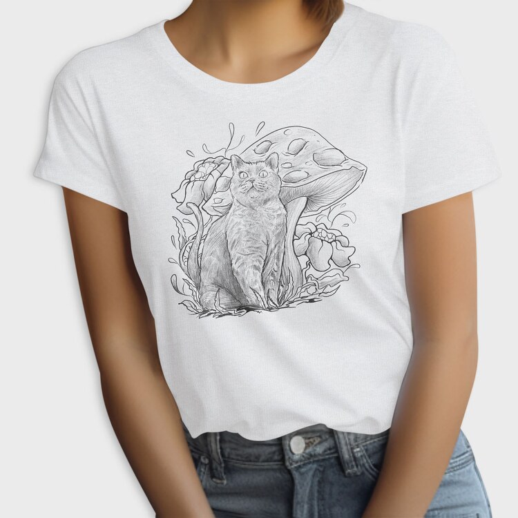 Cat Shroom, Tricou Femei