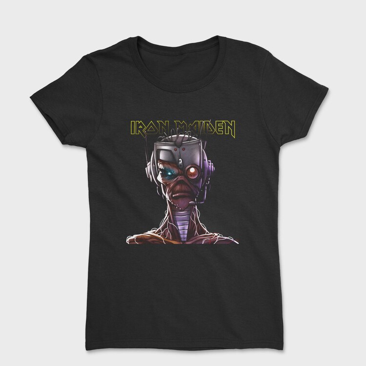 Iron Maiden Robot Face, Tricou Femei