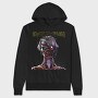 Iron Maiden Robot Face, Hanorac Oversize Barbati (Unisex)