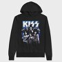 Kiss Band Legendary Rock, Hanorac Oversize Barbati (Unisex)