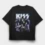 Kiss Band Legendary Rock, Tricou Oversize Barbati (Unisex)