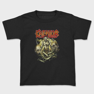 Kreator Skull Flames Eyes 2, Tricou Copii