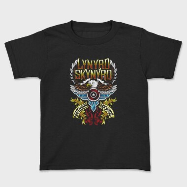 Lynnyrd Skynyrd Eagle Flag Flames 2, Tricou Copii