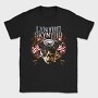 Lynnyrd Skynyrd Flames Flag Skull, Tricou Barbati (Unisex)