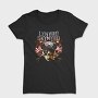 Lynnyrd Skynyrd Flames Flag Skull, Tricou Femei