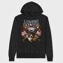 Lynnyrd Skynyrd Flames Flag Skull, Hanorac Oversize Barbati (Unisex)