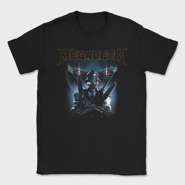 Megadeth Robot Face Eyes, Tricou Barbati (Unisex)