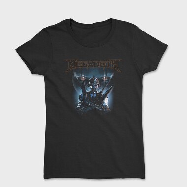Megadeth Robot Face Eyes, Tricou Femei