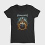Megadeth Skull Planet Flames, Tricou Femei
