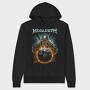 Megadeth Skull Planet Flames, Hanorac Oversize Barbati (Unisex)