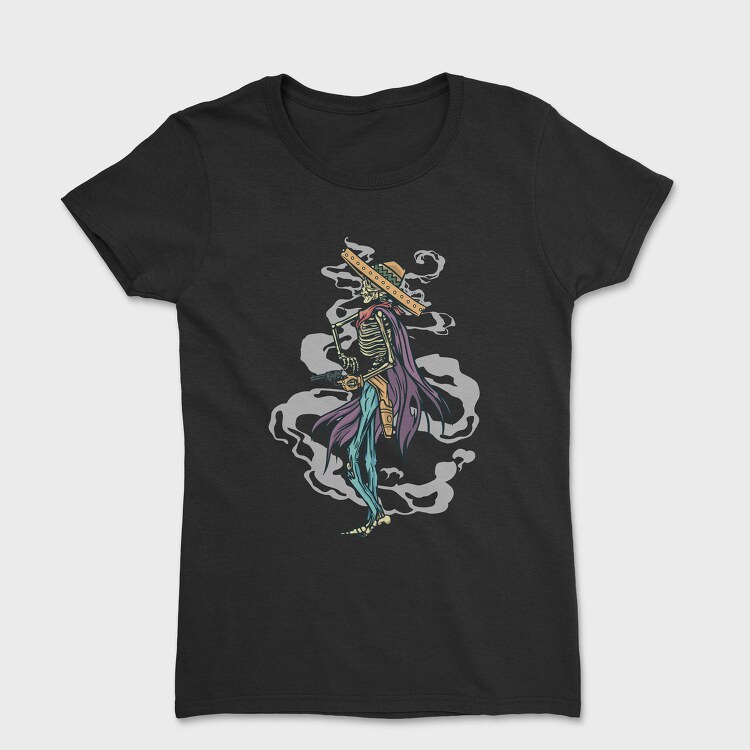 Cowboy Skeleton, Tricou Femei