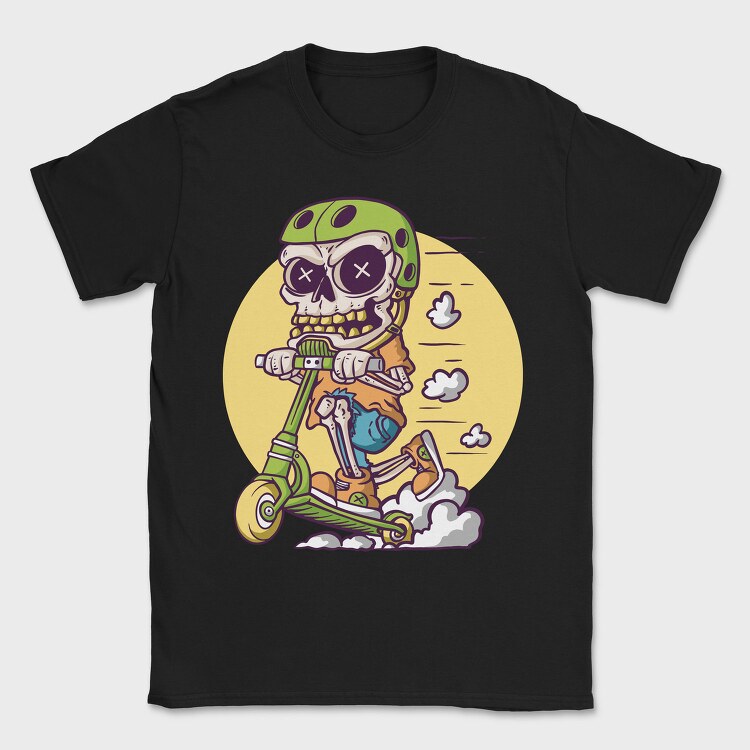 Scooter Bones, Tricou Barbati (Unisex)