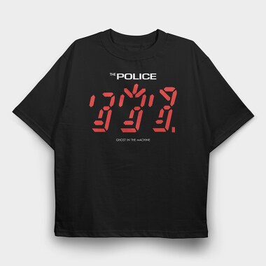 THE POLICE Ghost in the Machine, Tricou Oversize Barbati (Unisex)