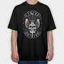 Lynnyrd Skynyrd Flames Flag Skull 2, Tricou Oversize Barbati (Unisex)