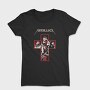 Metallica Cross Red Guitarist, Tricou Femei