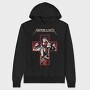 Metallica Cross Red Guitarist, Hanorac Oversize Barbati (Unisex)
