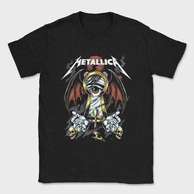 Metallica Eyes Flames Guitarist, Tricou Barbati (Unisex)