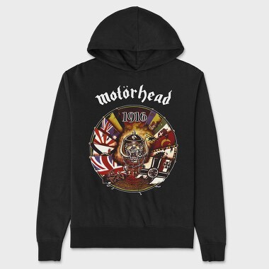 Motorhead 1916 Devil British Flag, Hanorac Oversize Barbati (Unisex)