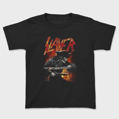 Slayer Flames Pentagram Eyes, Tricou Copii