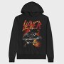 Slayer Flames Pentagram Eyes, Hanorac Oversize Barbati (Unisex)