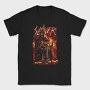 Slayer Skull Flames Crosses 2, Tricou Barbati (Unisex)