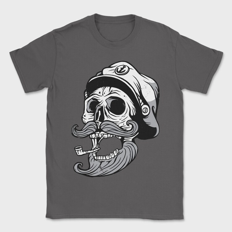 Marine Skull, Tricou Barbati (Unisex)