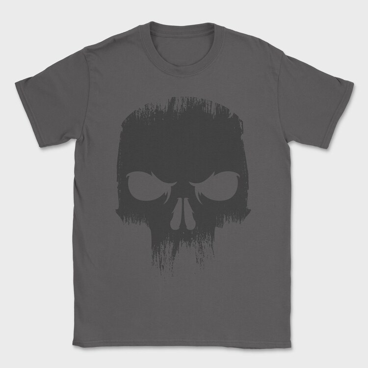Angry Skull Black, Tricou Barbati (Unisex)