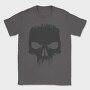 Angry Skull Black, Tricou Barbati (Unisex)