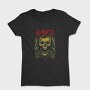 Slayer Skull Flames Crosses 3, Tricou Femei
