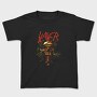 Slayer Skull Flames Crosses 5, Tricou Copii