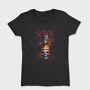 Slayer Skull Flames Crosses, Tricou Femei