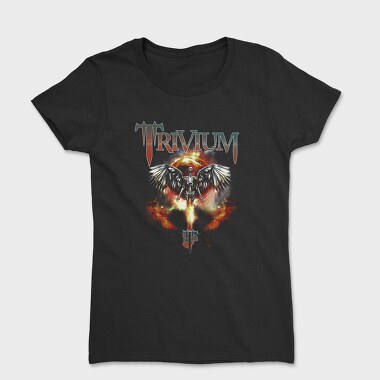 Trivium Skeleton Wings Flames 2, Tricou Femei