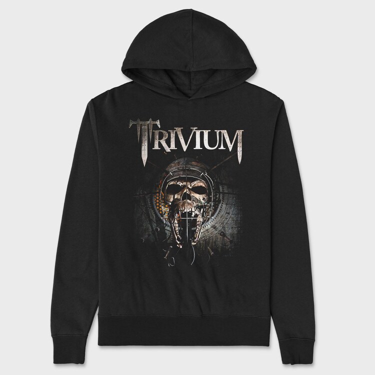 Trivium Skull Swords, Hanorac Oversize Barbati (Unisex)