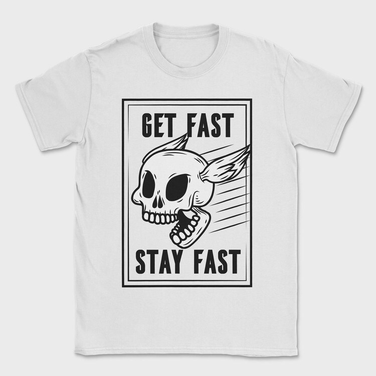 Fast Skull, Tricou Barbati (Unisex)