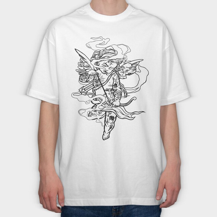 Cupidon, Tricou Oversize Barbati (Unisex)