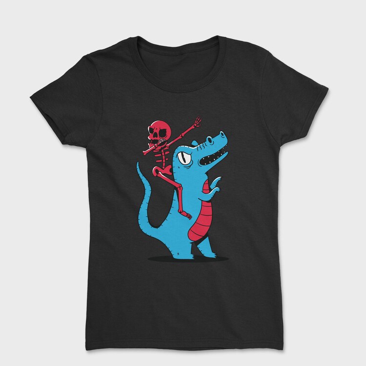 Skeleton Dab Ridinf Trex, Tricou Femei