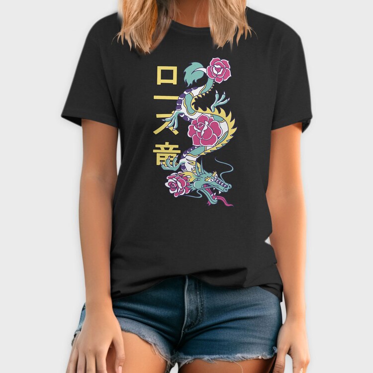 Tattoo Dragon, Tricou Barbati (Unisex)