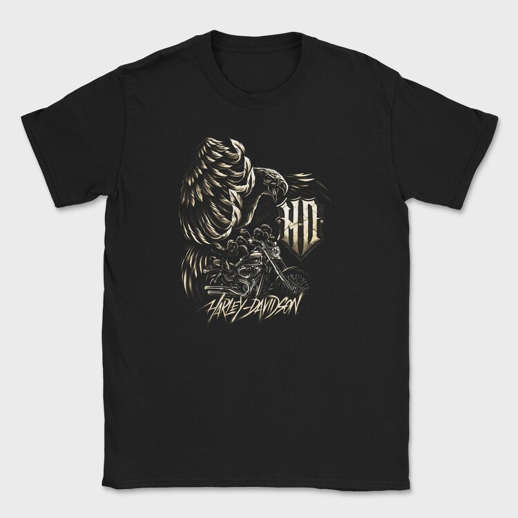 Harley Eagle Biker Flag 3, Tricou Barbati (Unisex)