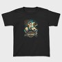 Vintage Garage Biker Girls Harley Davidson, Tricou Copii