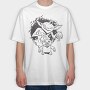 Creepy Shadow, Tricou Oversize Barbati (Unisex)