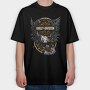 Harley Eagle Cycles Flag, Tricou Oversize Barbati (Unisex)
