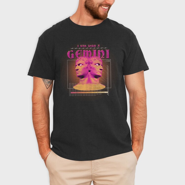 Horoscope Gemini, Tricou Barbati (Unisex)