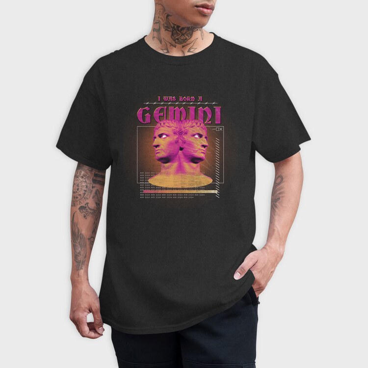 Horoscope Gemini, Tricou Barbati (Unisex)