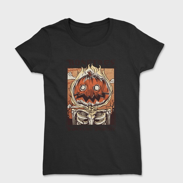 Bonfires Pumpking, Tricou Femei