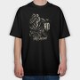 Harley Eagle Biker Flag 3, Tricou Oversize Barbati (Unisex)