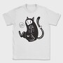 Skeleton Cat, Tricou Barbati (Unisex)