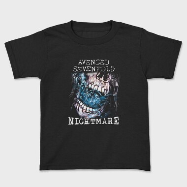 Avenged Sevenfold Skull Flames Eyes 2, Tricou Copii