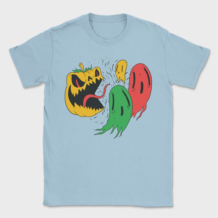 Pumpkin Ghosts, Tricou Barbati (Unisex)