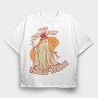 Funny Ghost, Tricou Oversize Barbati (Unisex)